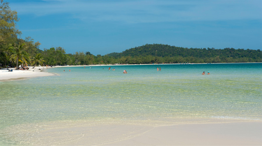 Bãi biển Long Set (4k) - du lịch Koh Rong