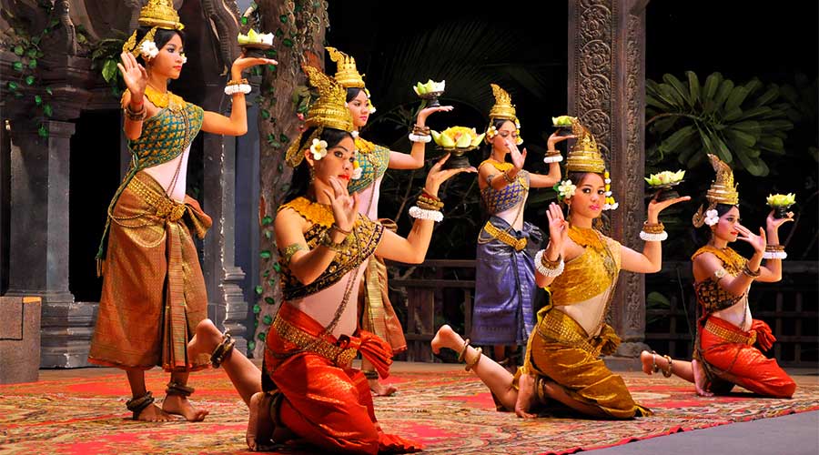 Vé xem múa khmer Apsara và ăn tối buffet Siem Reap