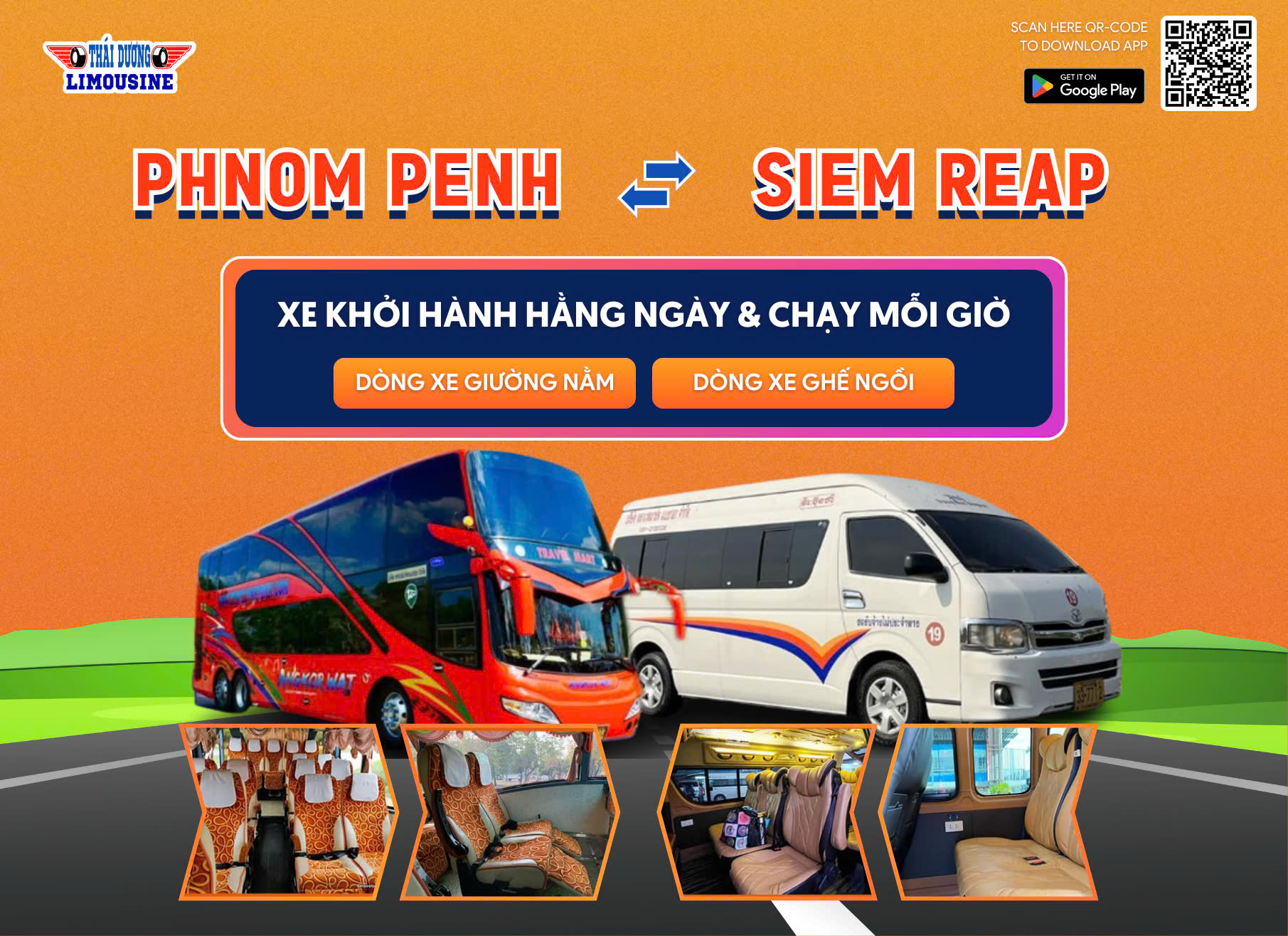 Xe từ Siem Reap đi Phnom Penh