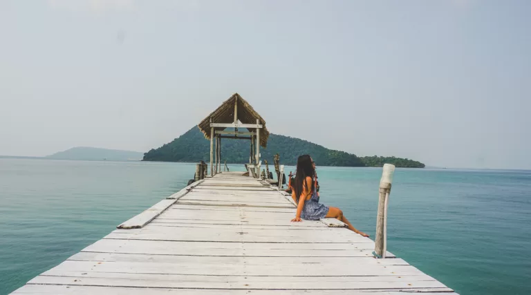 bến phà Koh Rong Samloem - Kinh nghiệm du lịch Kampot