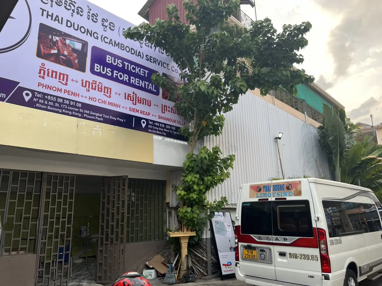 Bến xe Thái Dương tại Campuchia
